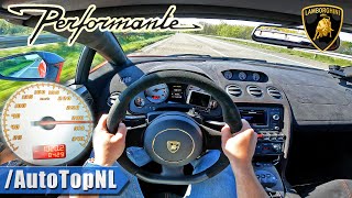 Lamborghini Gallardo Performante FAST Autobahn Run by AutoTopNL [upl. by Ennaxor147]