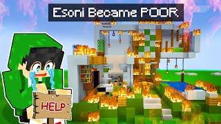 Esoni Became POOR in Minecraft OMOCITY Tagalog [upl. by Gnivre]