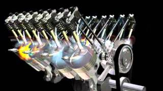 Animated V8 Engine [upl. by Amor]