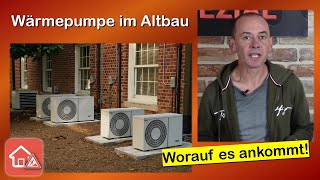 Wärmepumpe im Altbau  worauf es ankommt  Heimwerker SPEZIAL [upl. by Ruttger347]