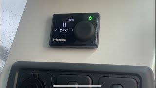 How to use a Webasto Diesel Heater SmartControl panel  Redline Campers [upl. by Qerat]