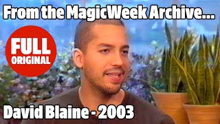 David Blaine Vs Eamonn Holmes the ReMatch  Rare Live and Exclusive  GMTV  2003 [upl. by Odelet12]