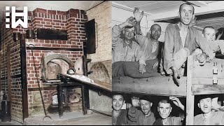 Massacre of 52 Nazi collaborators amp 1 guard who was roasted alive in crematorium oven at Ebensee [upl. by Davis]