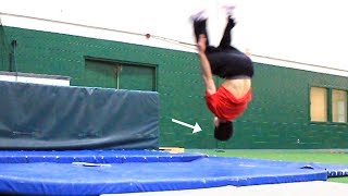 Me Learning How to Backflip for the first time and more [upl. by Tharp]