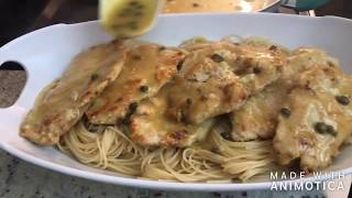 Escalopines en Salsa Piccata [upl. by Sucramej539]