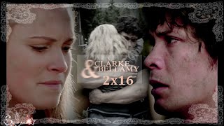 Bellamy amp Clarke l Shell be a scar now 2x16 [upl. by Ekusuy]