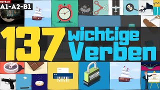 114  137 wichtige Verben mit Beispielen  137 most common verbs in german with examples [upl. by Collen346]