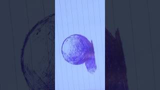 quotWatch This Pen Create a 3D Ball Illusionquot pensketch art 3dball [upl. by Hulburt]