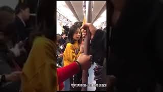 Train holding hands prank [upl. by Tak681]