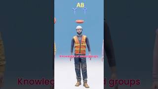 Blood group all types of blood group shorts trending ytshorts shortvideo [upl. by Norabel115]