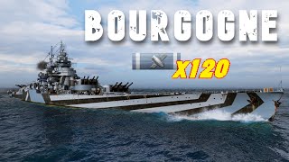 World of WarShips Bourgogne  1 Kills 302K Damage [upl. by Ardnikal]