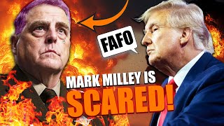 TRAITOR MARK MILLEY FEARS TRUMP WILL LOCK HIM UP [upl. by Pike236]