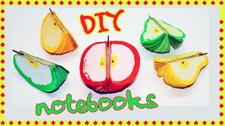 How to make notebooks  DIY Fruit Notebooks  How To Make Fruits Notebooks tutorial  Julia DIY [upl. by Olpe]