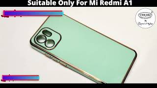 VAKIBO Glossy Chrome Model TPU Back Cover Case Suitable for Mi Redmi A1 [upl. by Afira]