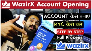 Wazirx Me Account Kaise Banaye  Wazirx Account Opening  How to Create Wazirx Account [upl. by Ardnwahsal]