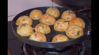 गोल गोल फुले फुले रवा  सूजी  के आप्पे  Instant Suji  Rava Appe Recipe Recipeana [upl. by Bobbe]