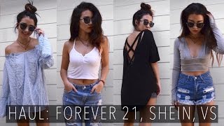 HAUL Forever 21 SheIn VS  June 2016 [upl. by Craggie]