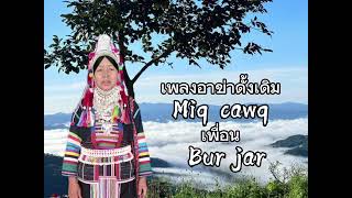 เพลงอาข่าดั้งเดิม miq cawq เพื่อน Bur jar official audio [upl. by Rehpotsrik]