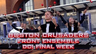 2024 Boston Crusaders Front Ensemble DCI Finals Day [upl. by Brightman]