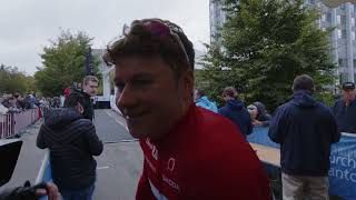 Jonas Abrahamsen  Interview at the start  World Championships Road Race Zürich 2024 [upl. by Attelrahs]