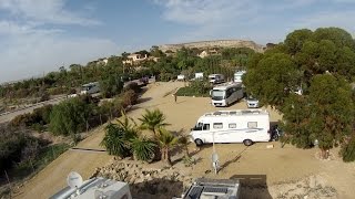 WohnmobilStellplatz quot Oasis al Marquot Spanien Andalusien [upl. by Aihsem993]