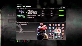 Gears of War 3 todos los gears COG personajes exclusivo [upl. by Lamee337]