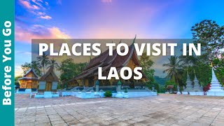 Laos Travel Guide 11 BEST Places to Visit in Laos amp Things to Do [upl. by Tandie]