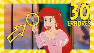 30 Errores en la Sirenita que Quizás Nunca Notaste The Little Mermaid [upl. by Llerreg]