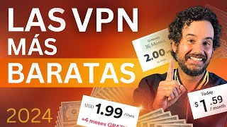 ¿Cuál es la mejor VPN barata 🔥 ¡ Las VPN más baratas que puedes conseguir en 2024 [upl. by Marcelle516]