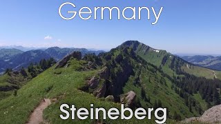 Gratwanderung bei Immenstadt Steineberg  Stuiben Germany  Ridge Hiking [upl. by Netsrejk]