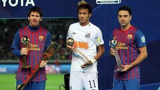 HIGHLIGHTS Santos FC  FC Barcelona 04 FIFA Club World Cup 2011 [upl. by Hanzelin]