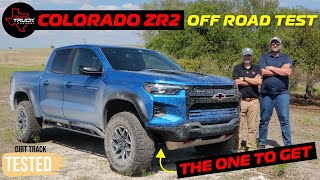 Chevrolet Colorado ZR2 Is The One To Get  TESTED ON DIRT [upl. by Ybba119]