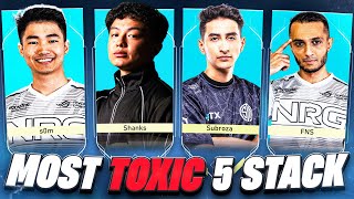 This Is The Most Toxic Ranked Team FNS S0m Subroza Shanks [upl. by Ayam416]