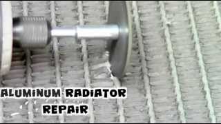 Low Temperature Aluminum Radiator Repair with Super Alloy 1 Aluminum Solder and Flux Kit [upl. by Waechter]