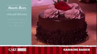 Chocolate Ganache Cake Decorating Basics  Easy Homemade Icing  Cake Boss Baking [upl. by Eseryt588]