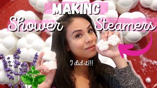 How to Make Eucalyptus Mint Shower Steamers from Home  my new improved process tips and tricks [upl. by Ynna]