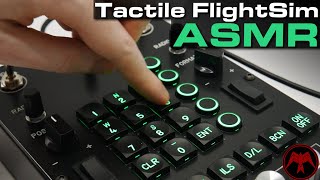 ASMR Tactile Switch Pressing Flightsim Hardware [upl. by Iorgos]