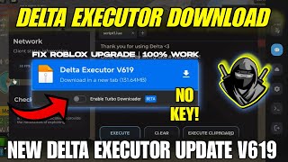 Delta Executor Mobile New Update V619  Delta Download Mediafire  Delta Atualizado [upl. by Isobel806]