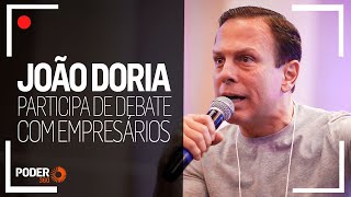 Ao vivo Doria participa de debate com empresários [upl. by Crane824]