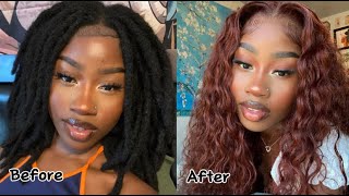 how I install wigs over my locs [upl. by Hamer]