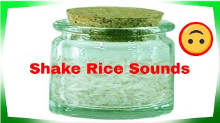 Shake Rice Sounds in a Glass Flask  Sound Effect  Audio [upl. by Landbert717]