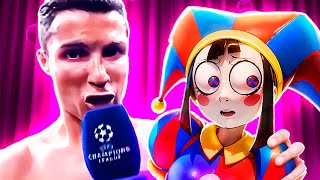 Siuuu Cristiano Ronaldo Sings The Amazing Digital Circus Theme [upl. by Nylarej]