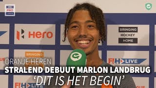 Stralende Marlon Landbrug na debuut Dit is het begin [upl. by Arnaldo]