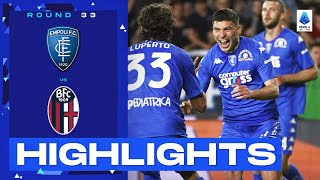 EmpoliBologna 31  The Tuscans bounce back with emphatic win Goals amp Highlights  Serie A 202223 [upl. by Aitropal]