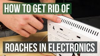 How to Get Rid of Cockroaches in Electronics 4 Easy Steps [upl. by Ecnesse]