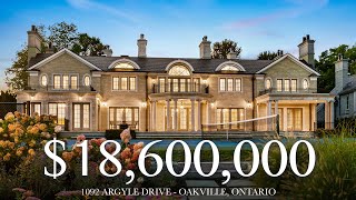 18600000  Luxury Lakefront Residence on Oakvilles Golden Mile [upl. by Harle197]