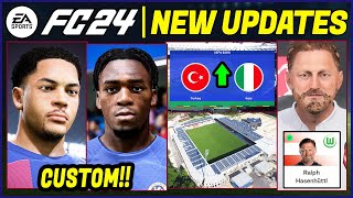 EA FC 24 NEWS  NEW CONFIRMED Updates Stadiums Real Faces amp LEAKS ✅ [upl. by Ahsian]