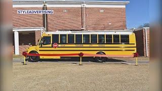 Tuscumbia gets states first allelectric school bus [upl. by Rosenquist]