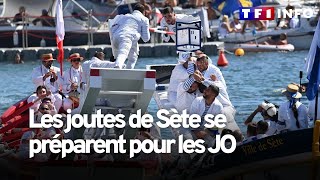 Les joutes de Sète se préparent pour les JO [upl. by Markson355]