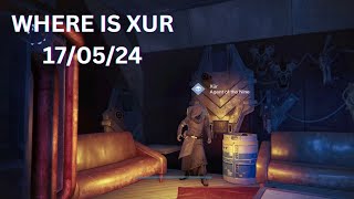 Where is Xur 170524 DESTINY [upl. by Ortiz456]